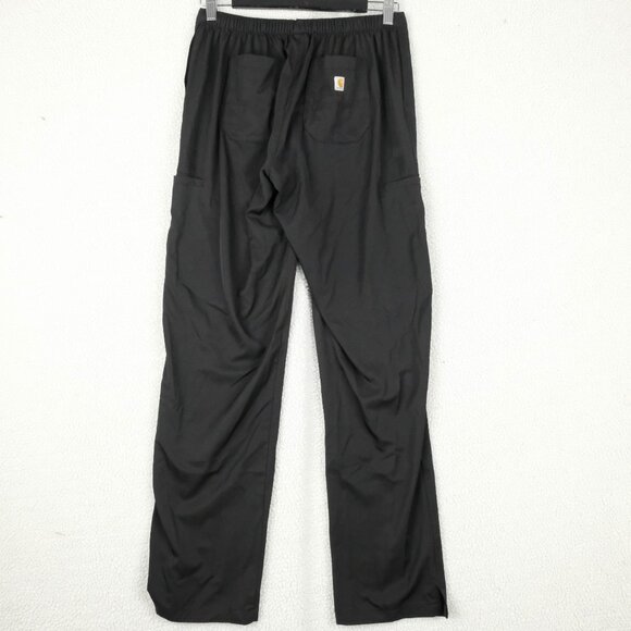 Carhartt Force Scrub Bottoms Womens Small Black Performance Medical Stretch - Picture 5 of 11
